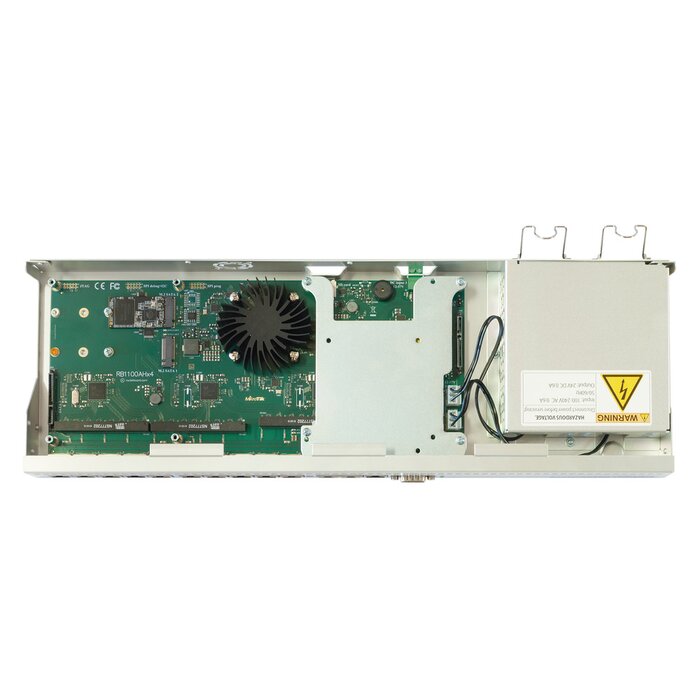 RB1100AHx4 Dude Edition, 13 Puertos Gigabit, Almacenamiento M.2 60GB para Base de Datos Dude