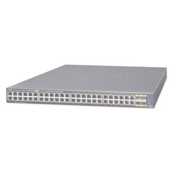 Switch Administrable de 48-Puertos 10/100/1000T 802.3at PoE + 4-Puertos 100/1000BASE-X SFP / 440W