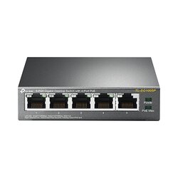 Switch PoE Gigabit de 5 puertos, con 4 puertos PoE 802.3af/at de hasta 56 W