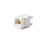 Módulo Jack Keystone Cat6 con terminación 110 (Punchdown) ángulo 180 º Color Blanco
