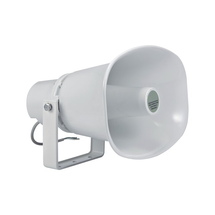 Altavoz para Exterior, 15W-30W, 100V, IP66, Material ABS, Bracket de Metal