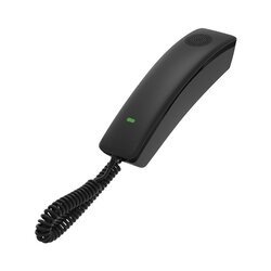 Teléfono IP profesional para Hotelería, montaje en pared, teclado numérico estándar, conferencia de 3 vías, Opus y PoE.