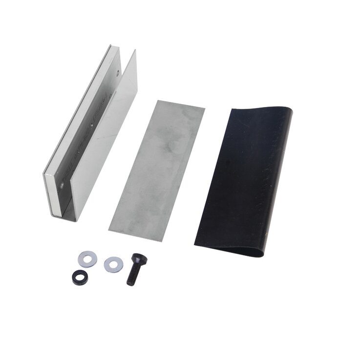 Montaje en "U" para Puertas de Vidrio /1/2" de Grosor/ Uso con chapas de 600 y 750 lbs / Ajuste por Opresores