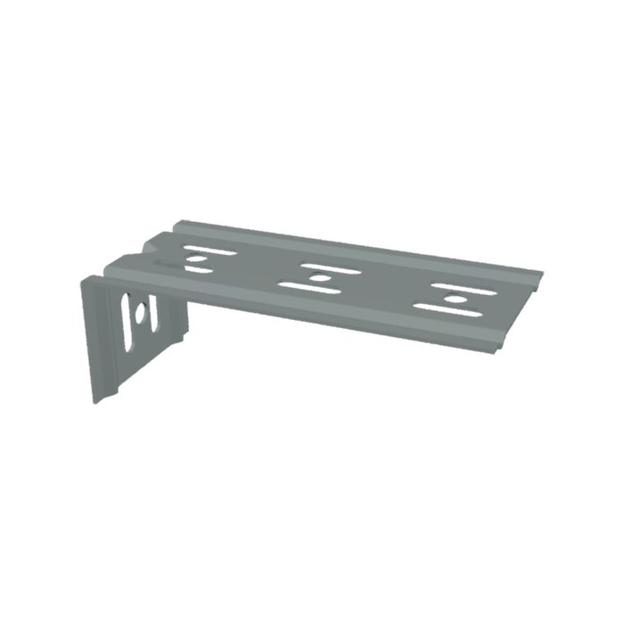 Ménsula económica, para montaje en pared, para anchos de charola de 150mm, con acabado Electro Zinc