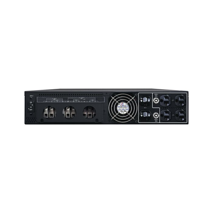 Transformador Reductor de 208 Vca a 120 Vca, Entrada Hardwire con Cable de Uso Rudo, Con 6 Salidas NEMA 5-20R y Terminal Hardwire, Recomendado para UPS modelos OL10KRT y OL8KRT