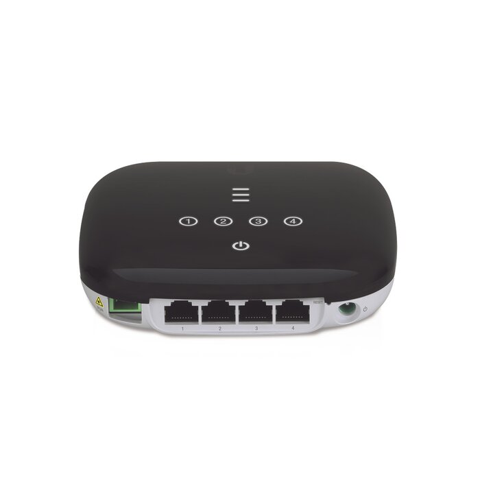 UFiber WiFi 802.11n GPON ONU, Unidad de red óptica con 1 puerto WAN GPON (SC/APC) + 4 puertos LAN Gigabit Ethernet