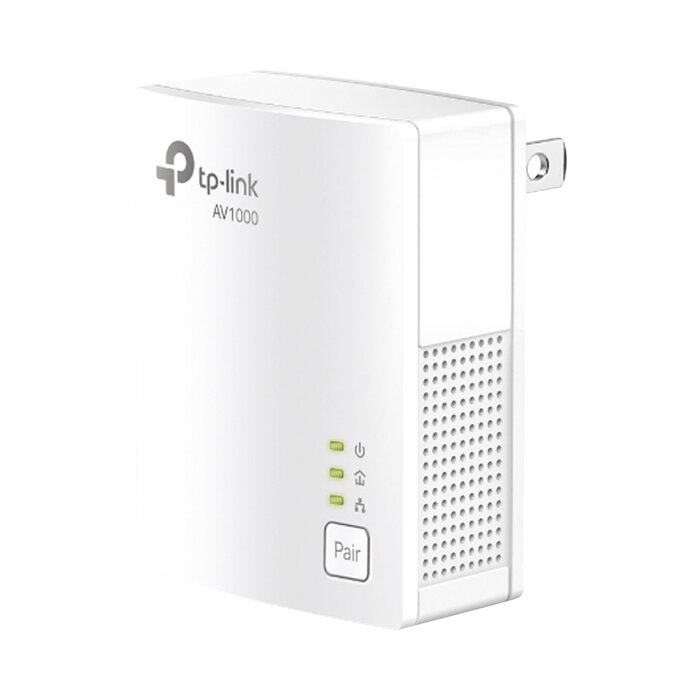Kit Adaptador Powerline Gigabit Ethernet, tecnologia HomePlug AV2, 1000Mbps, Plug and Play, hasta 300 M dentro de casa, 1 Puerto 10/100/1000 Mbps y tamaño ultra compacto