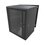 Gabinete Abatible de Pared (Con Marco Trasero) con Rack 19" de 16 Unidades. Ventana de Cristal Templado.