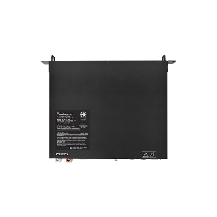 Inversor de corriente Onda Pura Montaje en rack 1200W, 48 VCD- 120 VCA, 50/60 Hz