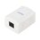 Caja de pared con 1 puerto, incluye 1 jack UTP Cat6A