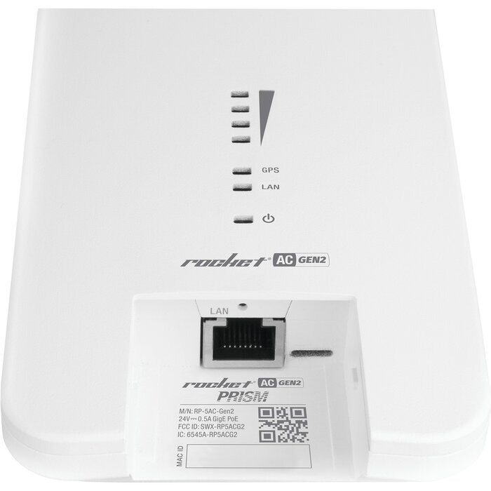 Radio Estación Base airMAX AC GEN2 hasta 500 Mbps, 5 GHz (5150 - 5875 MHz) con tecnología airPrism