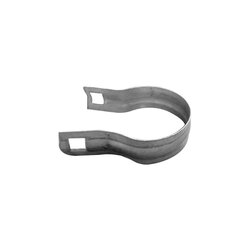Aislador de paso o esquina con abrazadera incluida de 33-38mm para uso en tubería de malla ciclónica.
