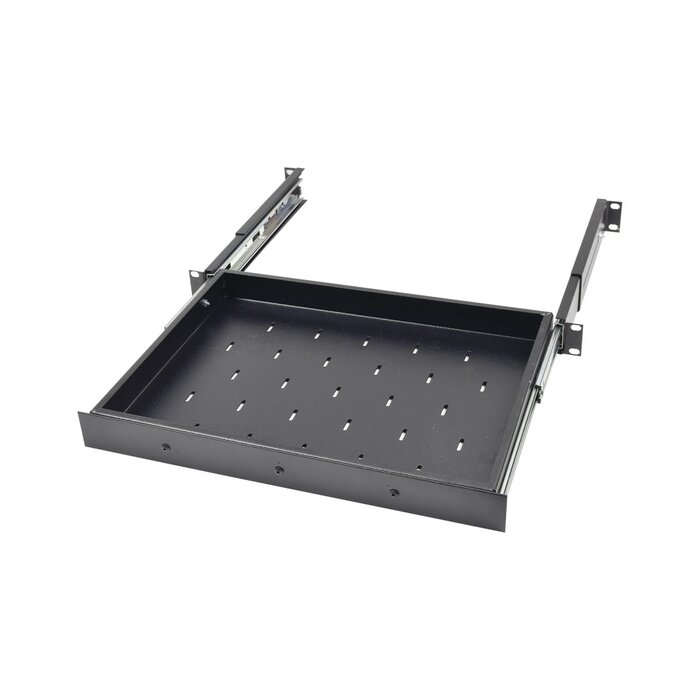 Charola Deslizable para Rack de 19", 30 cm de Profundidad, 1U.