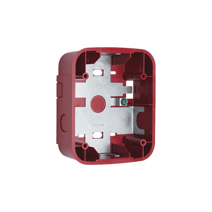 Caja de Montaje en Pared, para Sirena, Color Rojo, Nuevo Diseño Moderno y Elegante