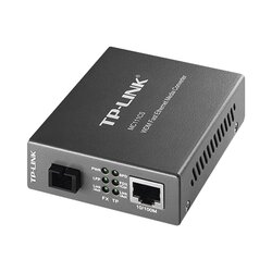 Convertidor Multimedia VDM Monomodo, 1 puerto RJ45 10/100, 1 puerto SC/UPC, hasta 20KM