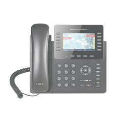 Teléfono IP empresarial de 12 Líneas con 5 teclas de función y conferencia de 4 vías, PoE