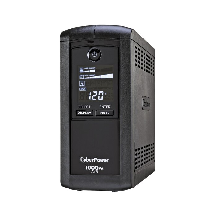UPS de 1000 VA/600 W, Topología Línea Interactiva, Entrada 120 Vca NEMA 5-15P, Tipo Mini Torre, Con 9 Tomas NEMA 5-15R