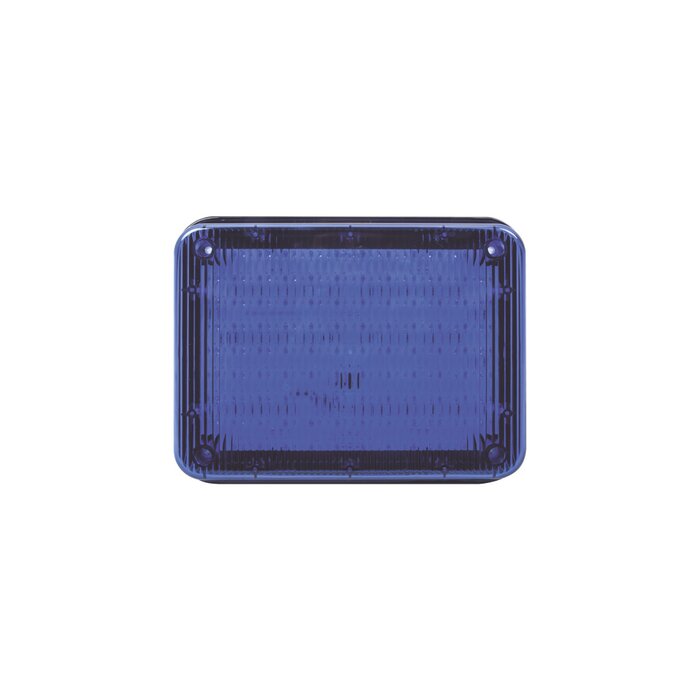 Luz de advertencia de 9x7", color azul