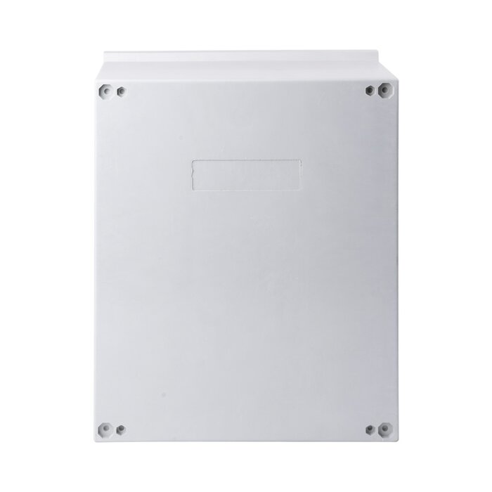 Gabinete de Poliéster IP66 Puerta Transparente, Uso en Intemperie (400 x 500 x 200 mm) con Placa Trasera Interior (Incluye Chapa y Llave).