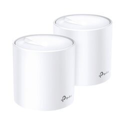 KIT de sistema inalámbrico Deco X20 mesh para hogar, doble banda Wi-Fi 6 (AX), doble puerto Gigabit, 4 antenas internas y compatible con amazon alexa
