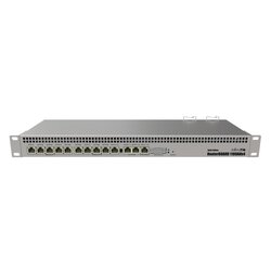 RB1100AHx4 Dude Edition, 13 Puertos Gigabit, Almacenamiento M.2 60GB para Base de Datos Dude