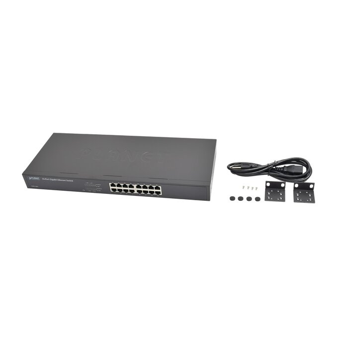 Switch no administrable gigabit de 16 puertos 10/100/1000Mbps