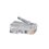 Plug RJ45 Cat5e, Para Cable UTP Calibre 22 a 26 AWG, Chapado en Oro de 50 micras