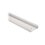 Base para canaleta T-70, de PVC rígido, con orificios perforados para montaje, 103.3 x 44.9 x 2400 mm, Color Blanco Mate
