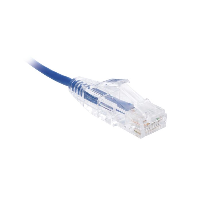 Cable de Parcheo Slim UTP Cat6 - 3 m Azul Diámetro Reducido (28 AWG)