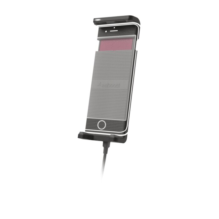 Amplificador de Señal Celular para Vehículo. Soporta 4G LTE, 3G y VOZ, con base para un celular.