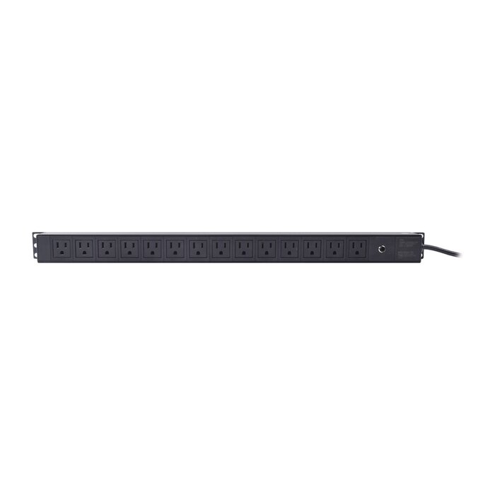 PDU barra multicontactos Vertical con 14 salidas 125V/15A, contactos tipo NEMA