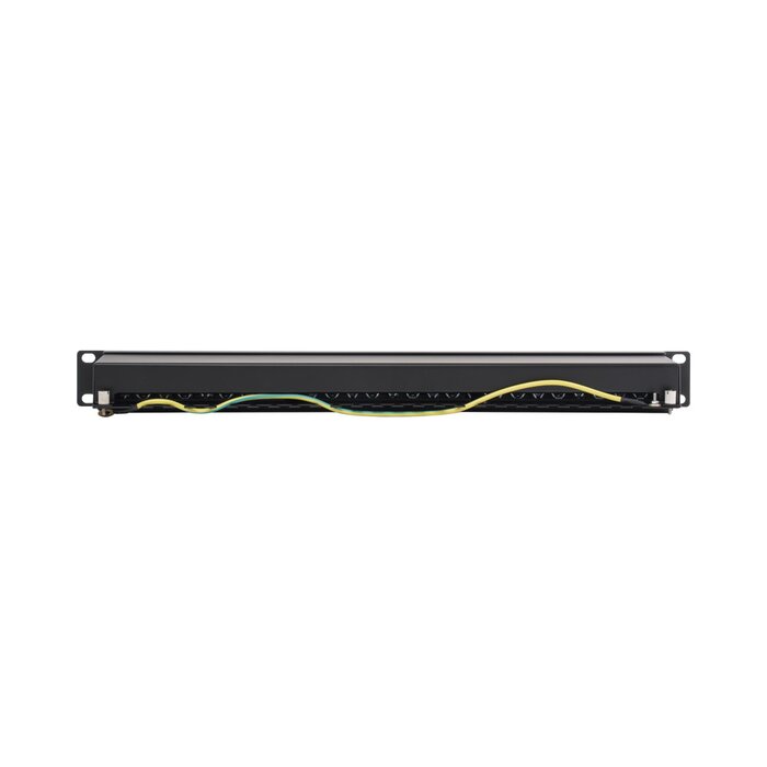Patch panel Blindado (STP) de 24 puertos Cat6, 19in