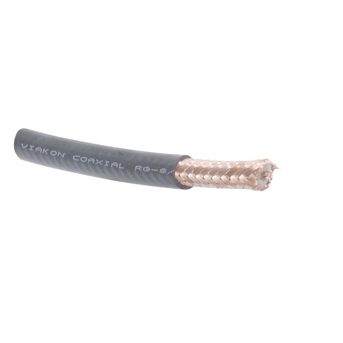 Cable Coaxial RG8, 305M, 50 OHMS, 4.1DB, 100% Cobre, Hecho en México