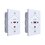 Placa de pared de extensión HDMI sobre Cat6 a 40 metros, con control IR, compatible con HDCP.