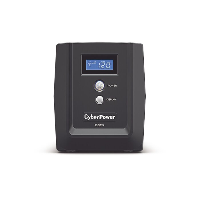 UPS de 1500 VA/900 W, Topología Línea Interactiva, Entrada 120 Vca NEMA 5-15P, y 8 Salidas NEMA 5-15R, Con Regulador de Voltaje (AVR)