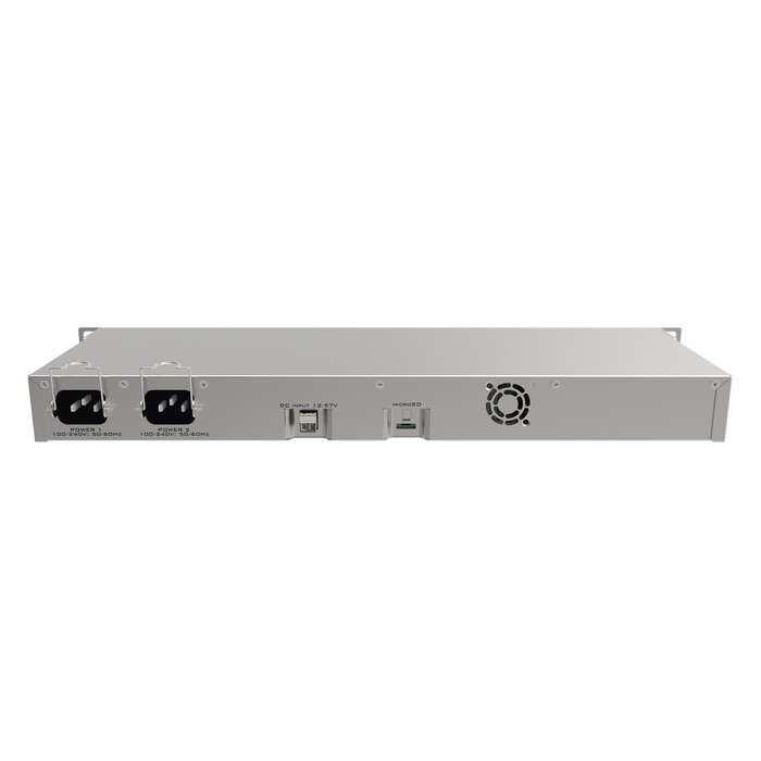 RB1100AHx4 Dude Edition, 13 Puertos Gigabit, Almacenamiento M.2 60GB para Base de Datos Dude