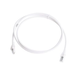Patch Cord Z-MAX Cat6A S/FTP, CM/LS0H, 5ft, Color Blanco, Versión Bulk (Sin Empaque Individual)