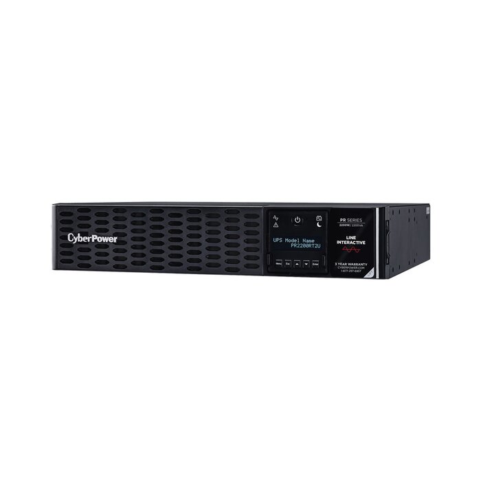 UPS de 2200 VA/2200 W, Topología Línea Interactiva, Entrada 120 Vca NEMA L5-30P, Onda Senoidal Pura, Torre o Rack 2 UR, Con 8 Tomas NEMA 5-20R