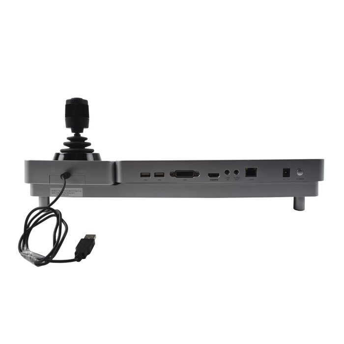 Controlador IP (Joystick) con Pantalla Táctil de 10.1" con S.O. Android ver. 4.4 / Compatible con cámaras IP, Domos IP, PTZ, DVRs y NVRs epcom y HIKVISION
