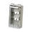 Placa de Pared Vertical, resistente al agua, acepta cuatro modulos Mini-Com