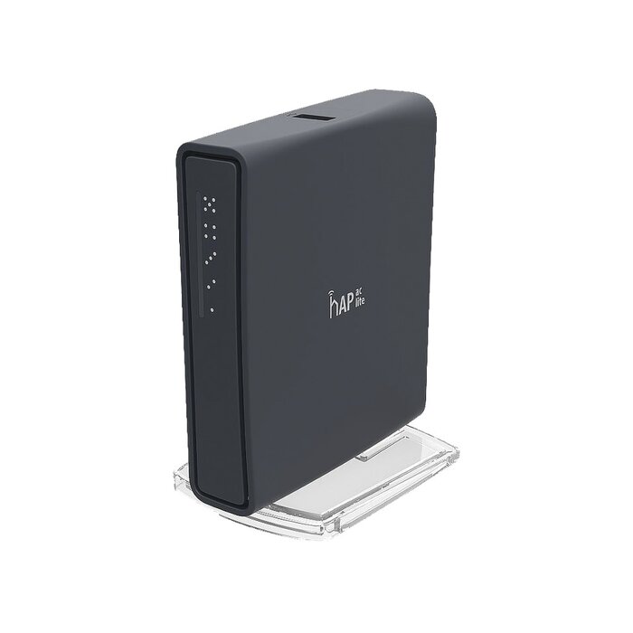 (hAP ac lite Tower) 5 Puertos Fast Ethernet, WiFi Doble Banda 802.11ac, Base tipo Torre