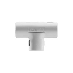 Unión en "T" para tubería rígida, recomendado para cable eléctrico, PVC Auto-extinguible, de 25 mm (1")