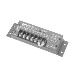 Controlador Solar para Iluminación de Luz Mercurial, Estaciones de Autobús y Señalamientos 20 A, 12 Vcd.