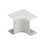 Esquinero interior, para uso con canaleta LD10, material ABS, Color Blanco Mate