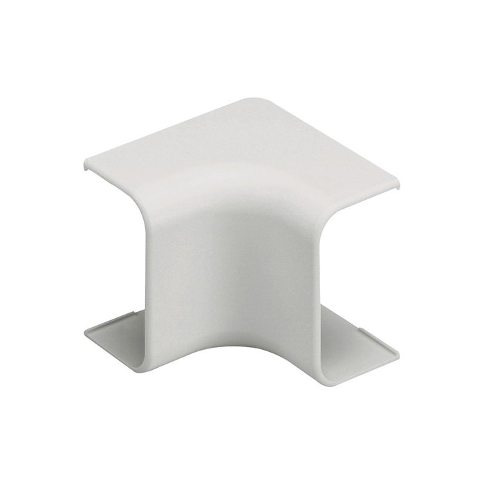 Esquinero interior, para uso con canaleta LD10, material ABS, Color Blanco Mate