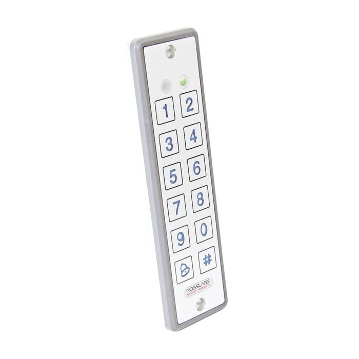Lector ultra delgado de proximidad con teclado, capacidad de lectura de tarjetas ROSSLARE y HID, 125 Khz