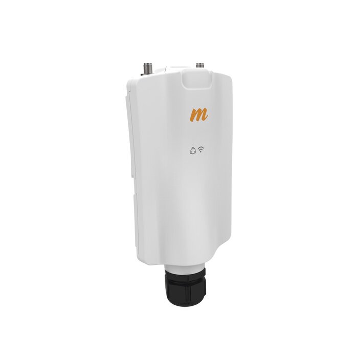 Punto de Acceso MU-MIMO 2x2:2ac, 4.9-6.4 GHz, IP 67, Conectorizado, Punto-Multipunto hasta 700 Mbps, 2 conectores SMA-hembra, Adaptación automática al entorno, Monitoreo a través de la nube