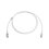Patch Cord MC6 Modular Cat6 UTP, CM/LS0H, 5ft, Color Blanco, Diámetro Reducido (28AWG)