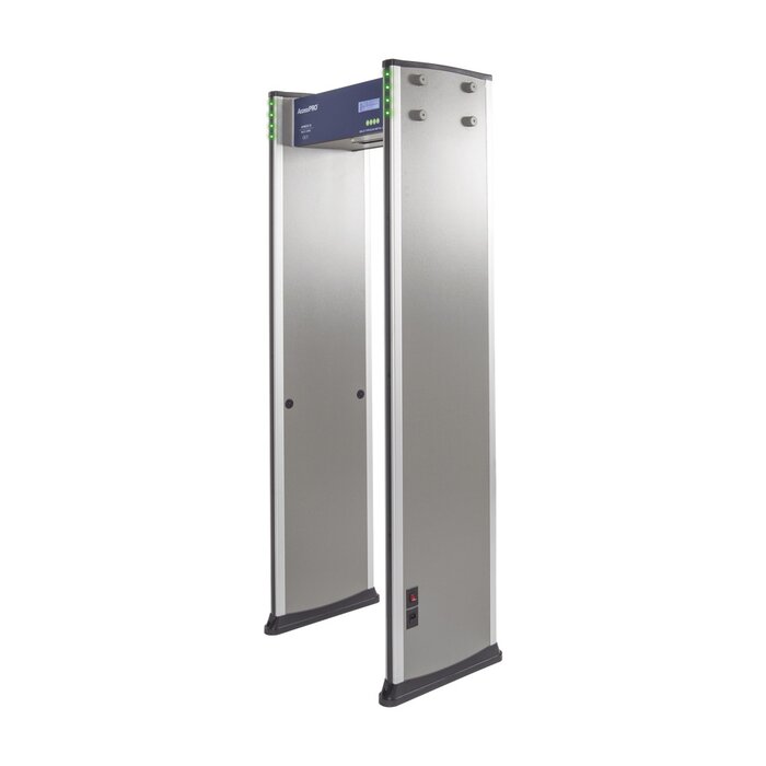 Detector de Metales de 18 zonas/ Uso en Interior/Programación con Control Remoto / Contador de Personas