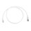 Patch Cord TERA Cat6A 1/10G Ethernet, de 4 pares y conector modular, LS0H, Color Marfil, 1m